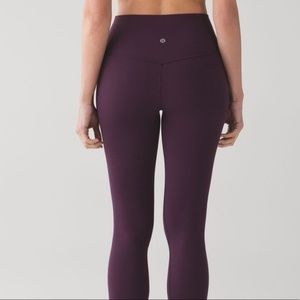 Lululemon wunder under hi rise crop